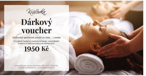 Dárkový voucher na služby hotelu Královka
